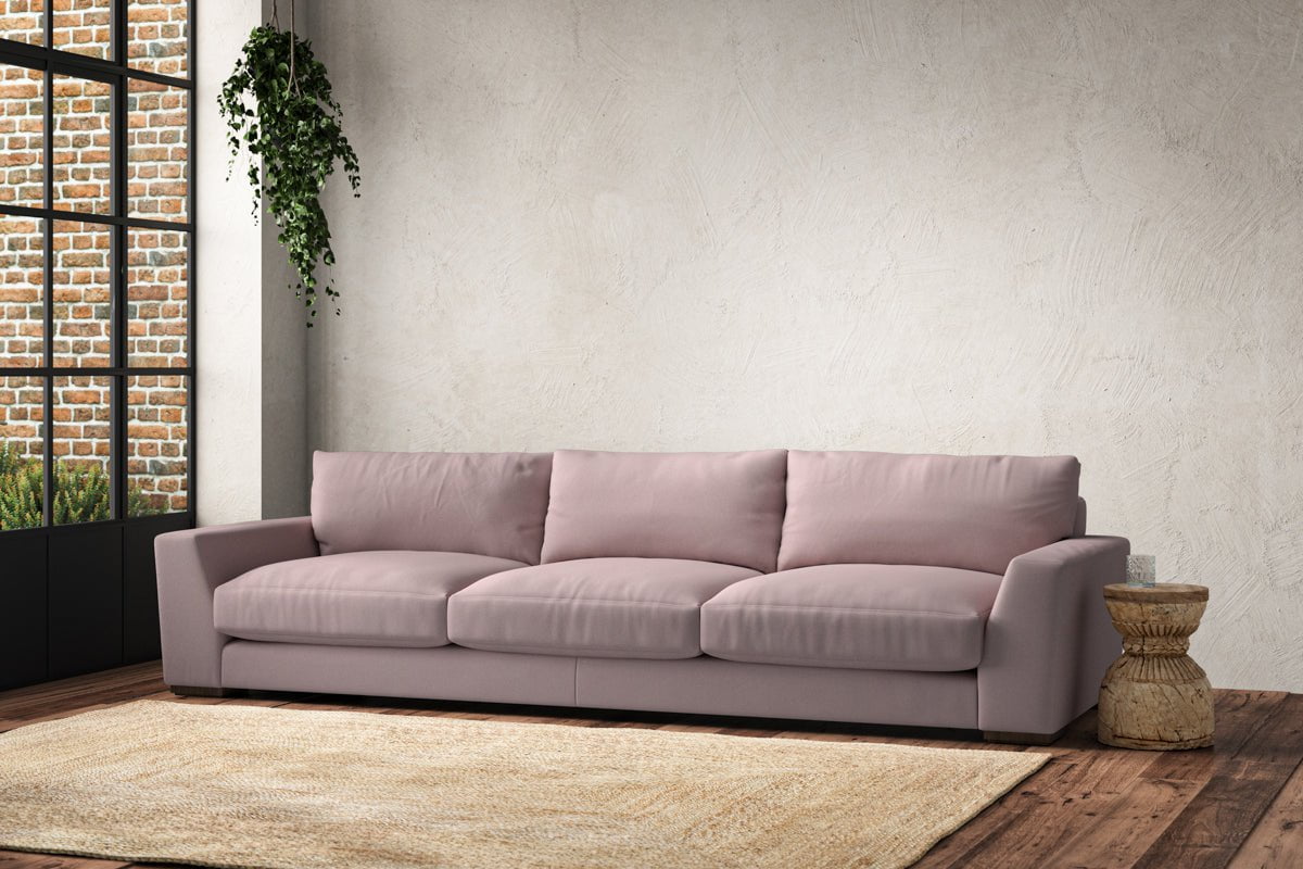 Guddu Super Grand Sofa - Recycled Cotton Lavender