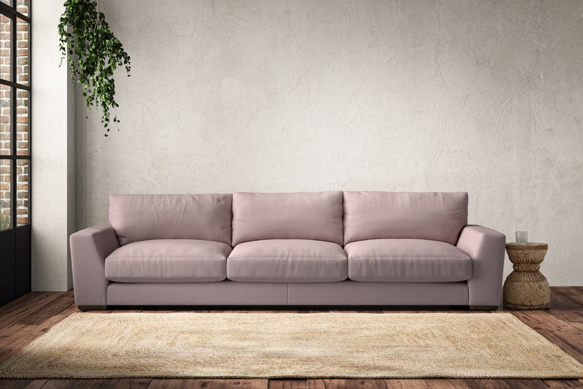 Guddu Super Grand Sofa - Recycled Cotton Lavender