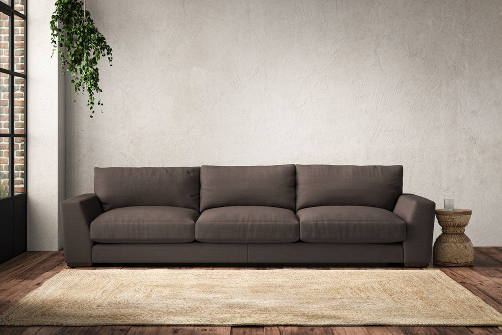 Guddu Super Grand Sofa - Recycled Cotton Mocha