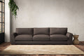 Guddu Super Grand Sofa - Recycled Cotton Mocha