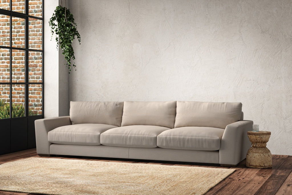 Guddu Super Grand Sofa - Recycled Cotton Natural