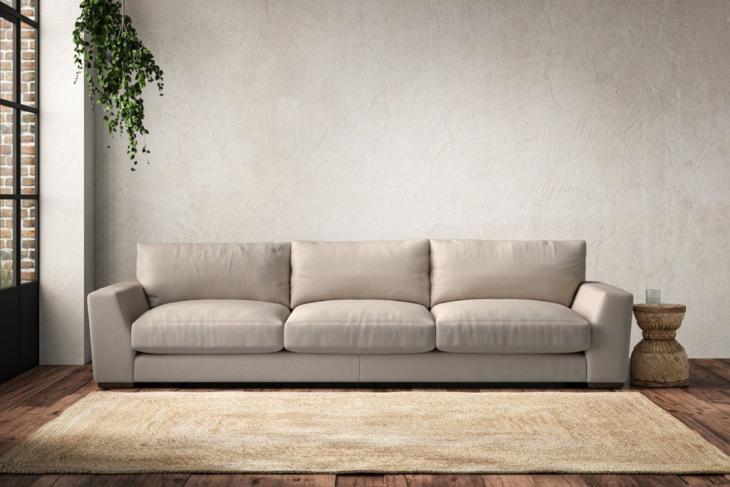 Guddu Super Grand Sofa - Recycled Cotton Natural