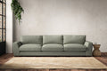 Guddu Super Grand Sofa - Recycled Cotton Seaspray