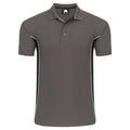Orn Silverswift Two Tone Poloshirt Graphite/Black