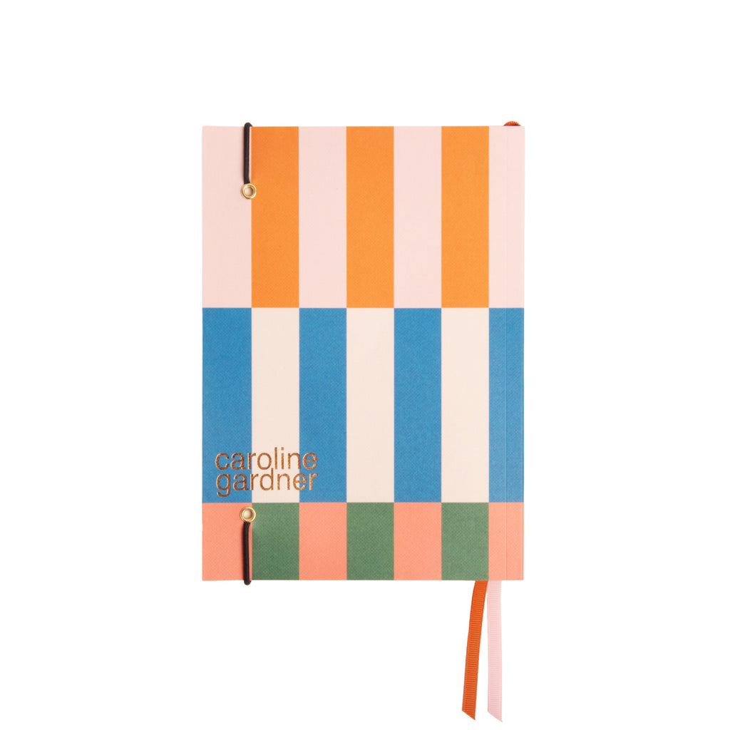 Multi Stripe A5 Soft Cover Notebook