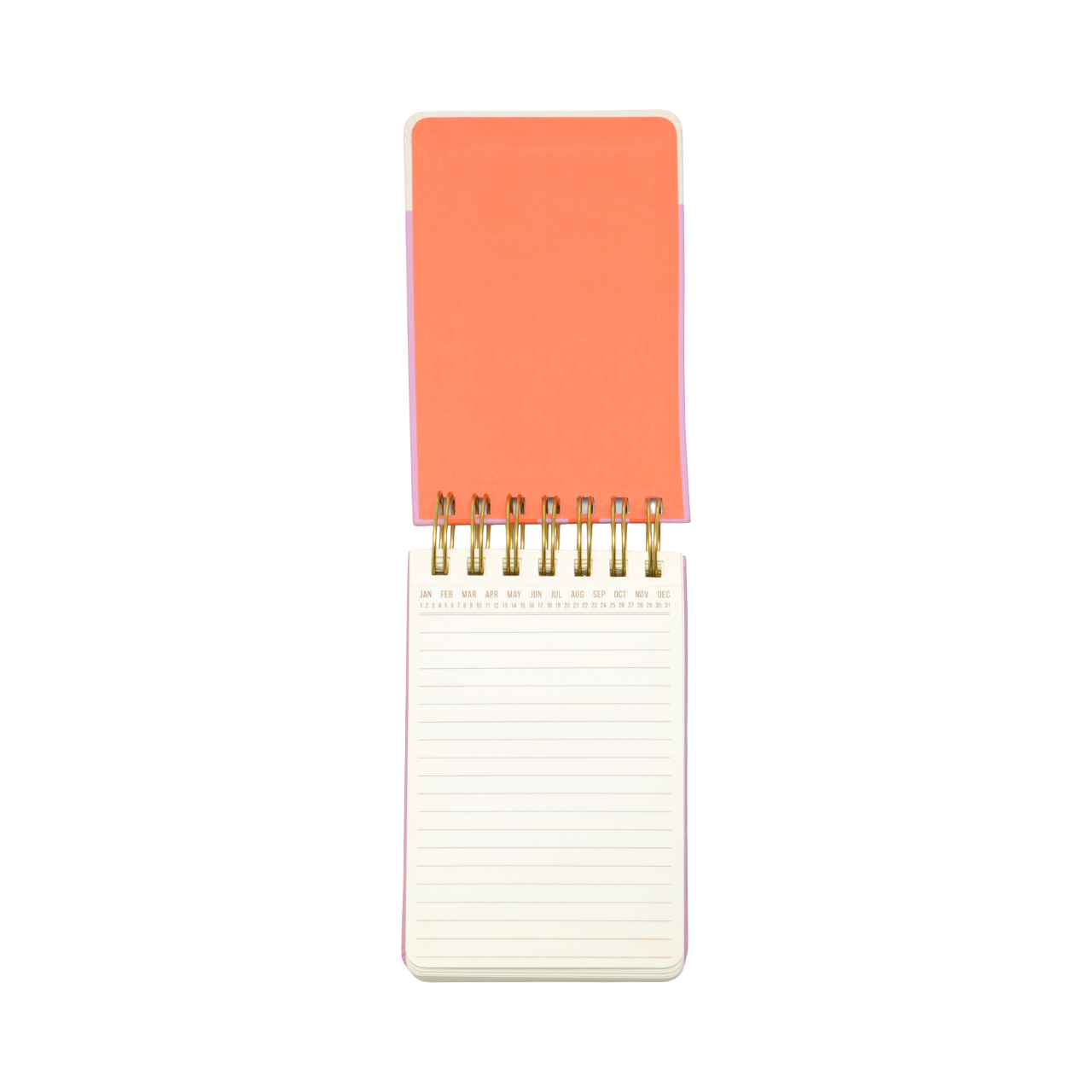 Twin Wire 'Notes' Notebook | Pink & Red Stripes