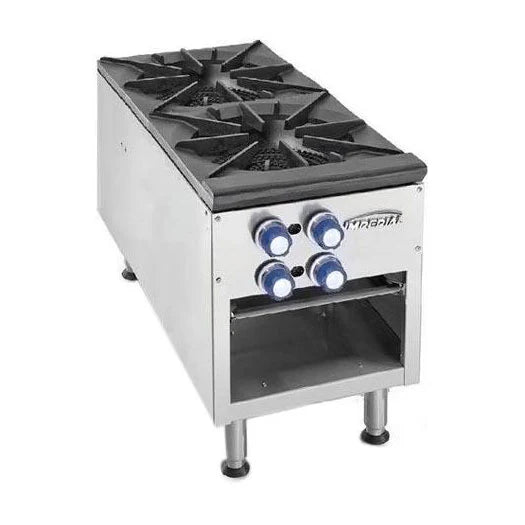 Imperial ISPA-18-2 Double Burner Stock Pot Range