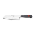Wüsthof 4183-7 Trident Classic Santoku Knife w/ Hollow Edge, 7